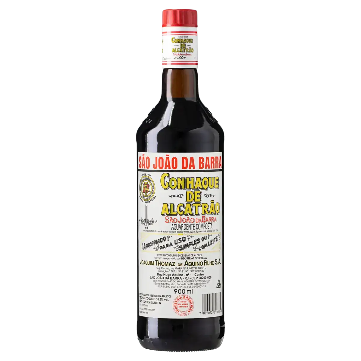 Conhaque De Alcatrão São João Da Barra Garrafa 900ml