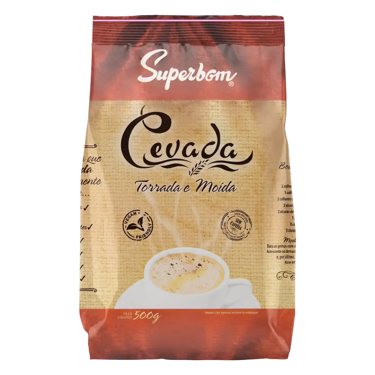 Cevada Torrada E Moída Superbom Pacote 500g