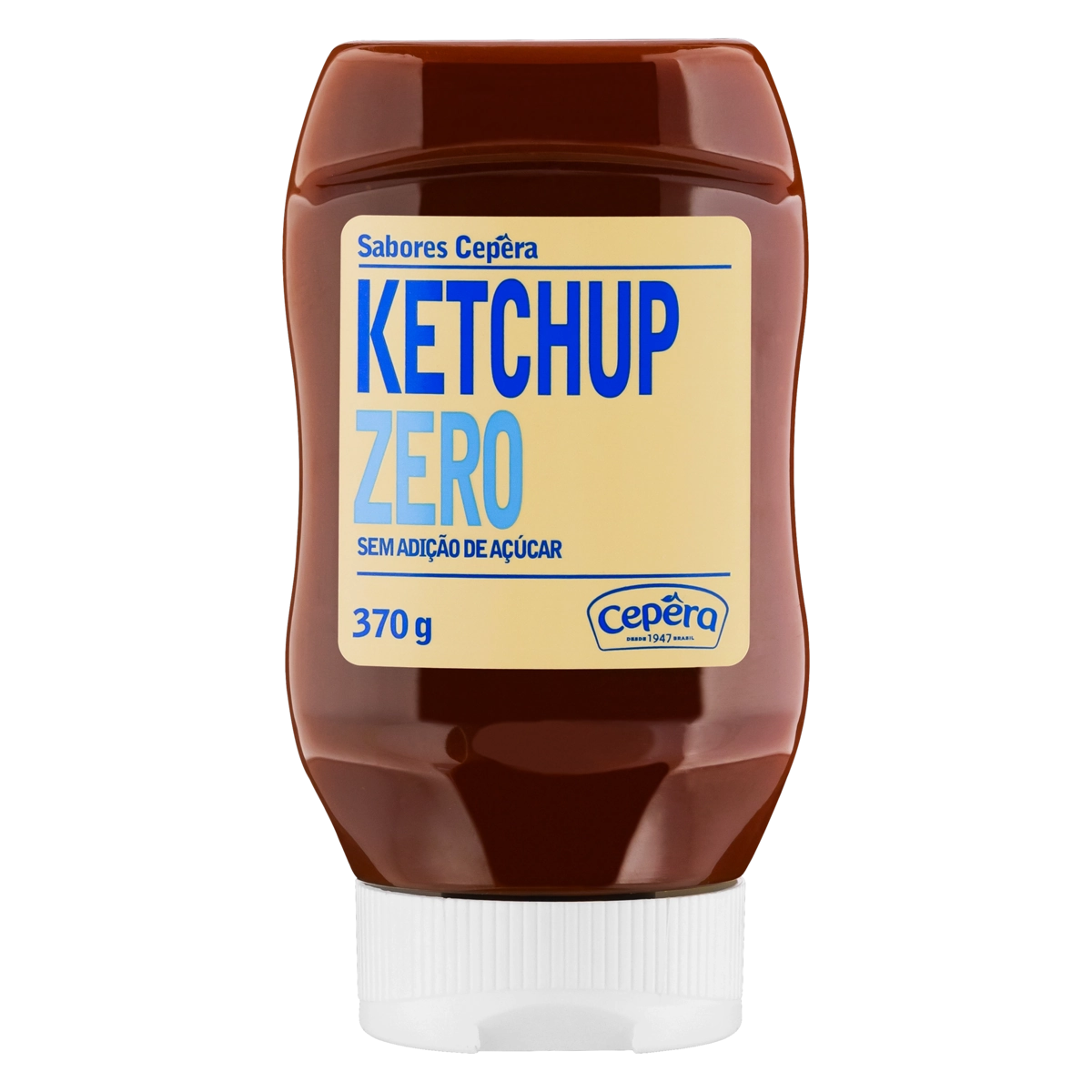 Ketchup Sabores Cepêra Zero Squeeze 370g