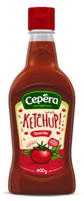 Ketchup Tradicional Cepêra Squeeze 400g