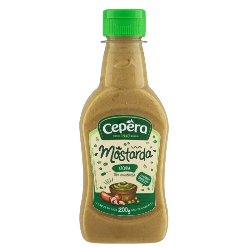 Mostarda Escura Holandesa Cepêra Squeeze 200g