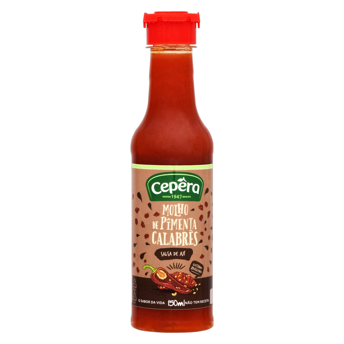 Molho De Pimenta Calabrês Cepêra Frasco 150ml