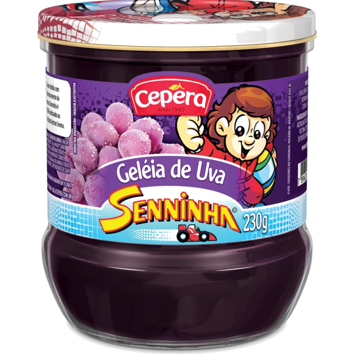 Geleia Uva Senninha Cepêra Vidro 230g