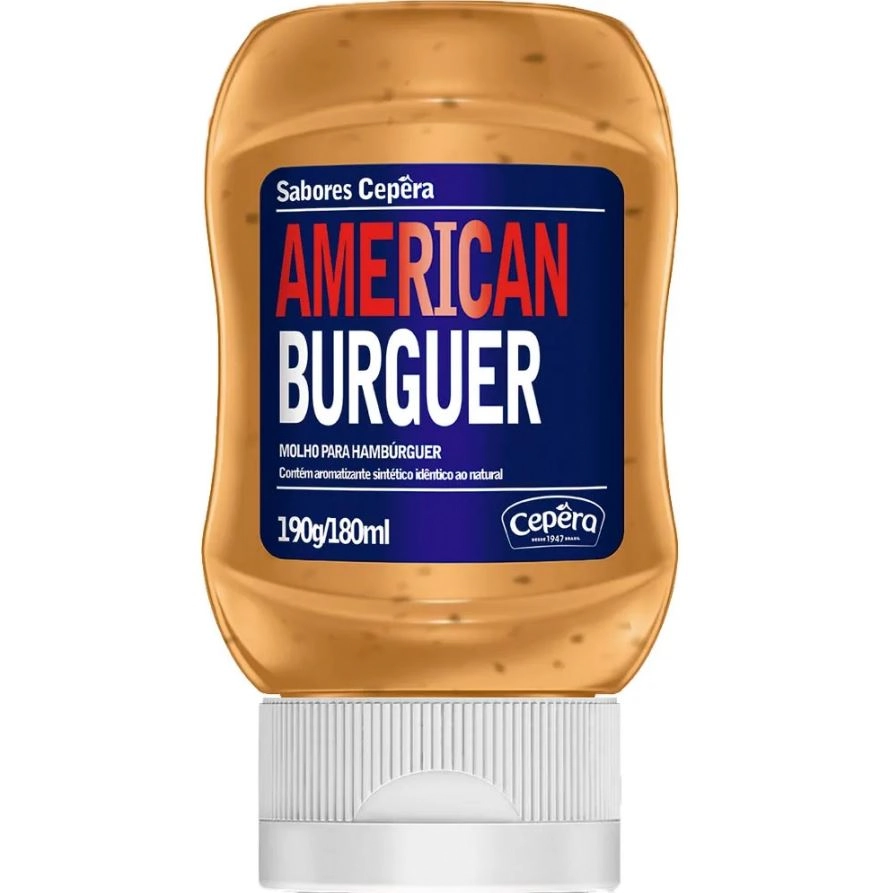 Molho American Burger Sabores Cepêra Squeeze 190g