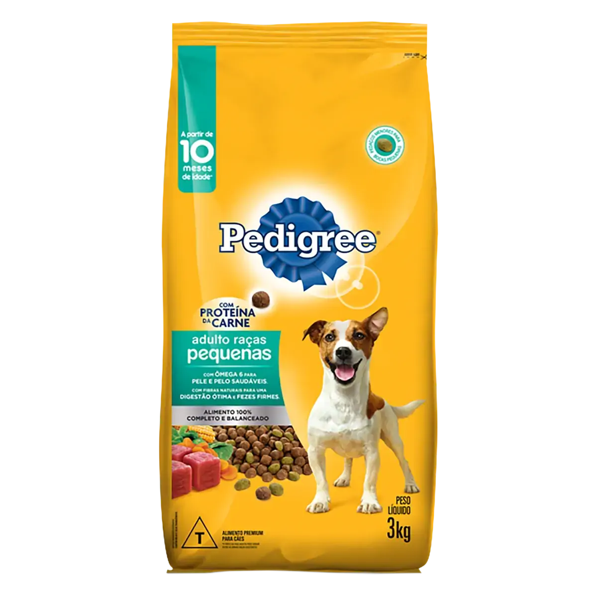 Ração Canina Pedigree Adulto Raças Pequenas 3kg