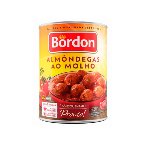 Almondega Anglo 24x 2553 | Almondegas Molho Anglo 420gr