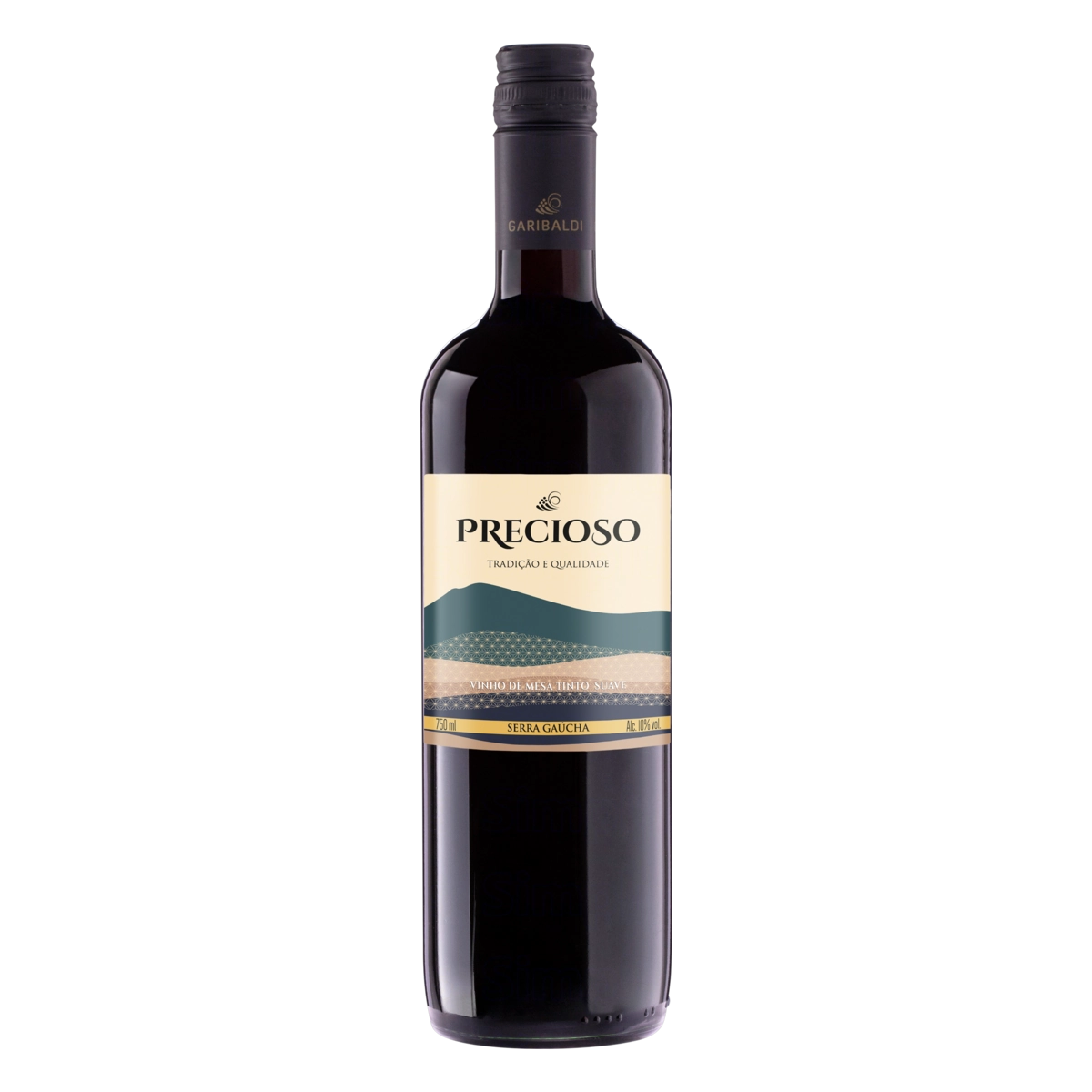 Vinho Brasileiro Tinto Suave Precioso Serra Gaúcha Garrafa 750ml
