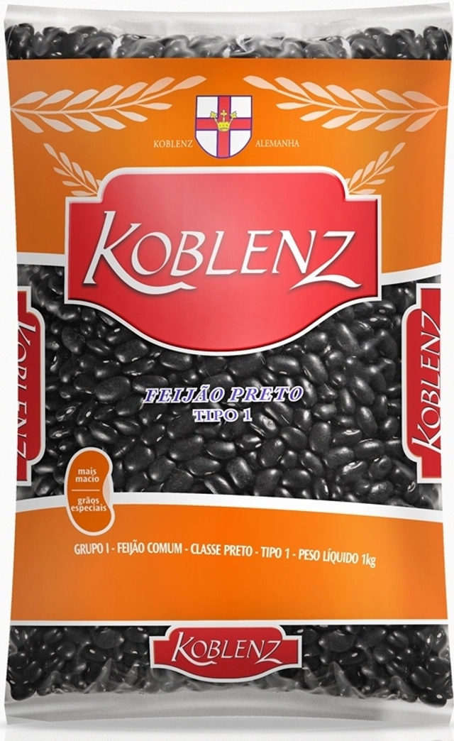 Feijão Preto Koblenz Tipo 1 1kg