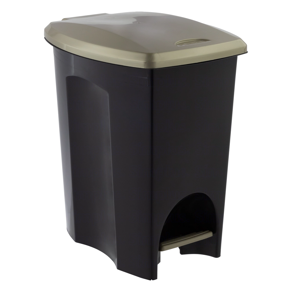 Lixeira Com Pedal Ouro Velho 15l Plasútil Ecoblack