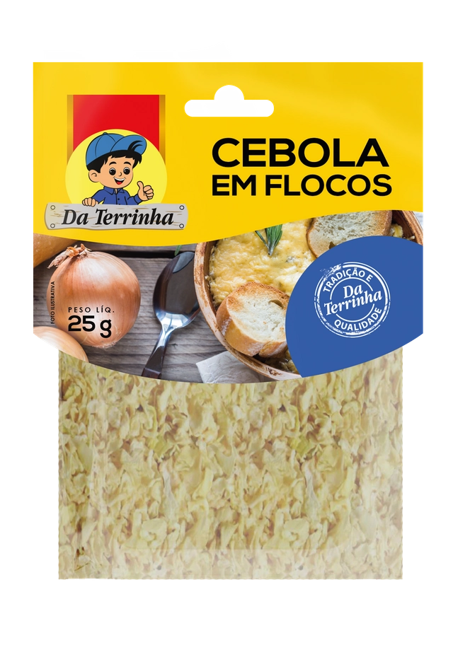 Cebola Em Flocos Da Terrinha 25g