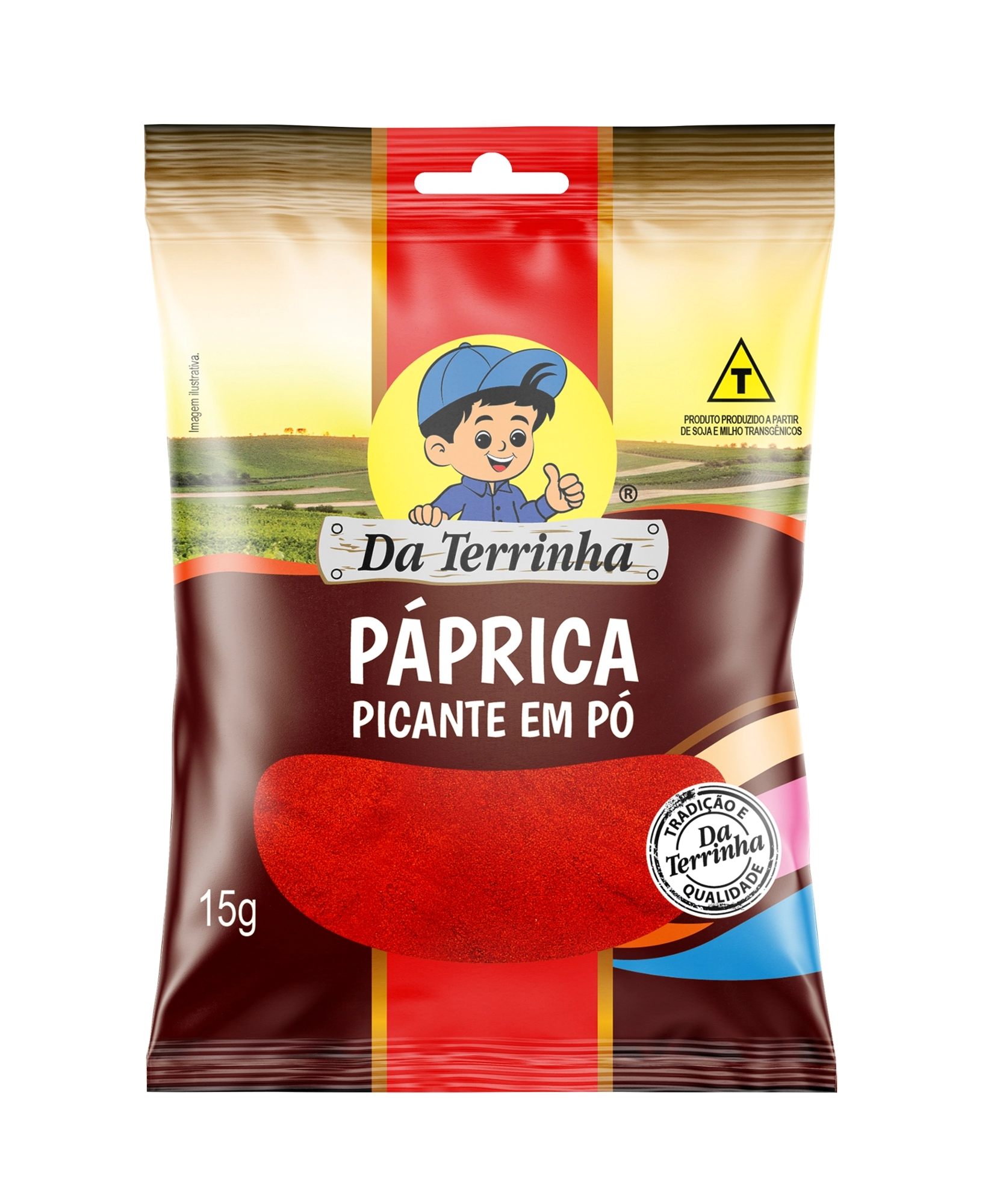 Paprica Picante Em Pó Da Terrinha 15g