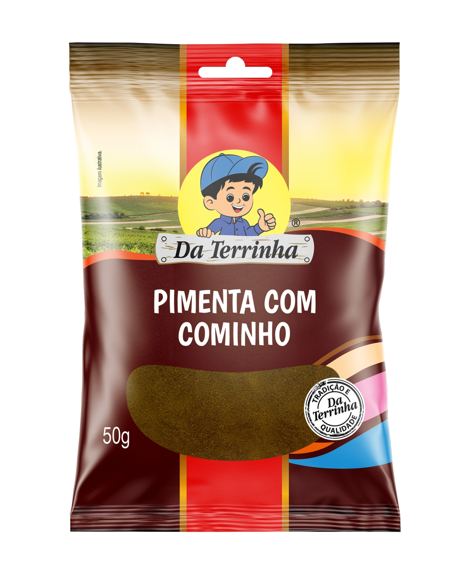 Pimenta Com Cominho Da Terrinha 50g