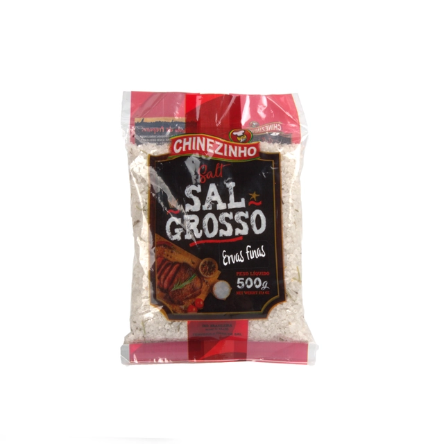 Sal Grosso Com Ervas Finas Chinezinho 500g