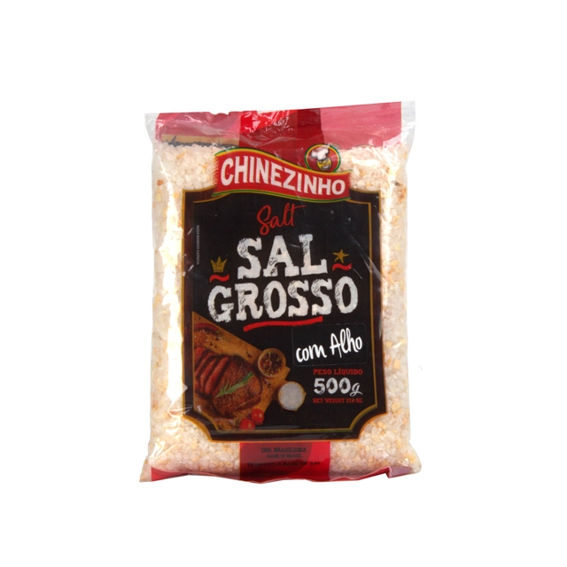 Sal Grosso Com Alho Chinezinho 500g