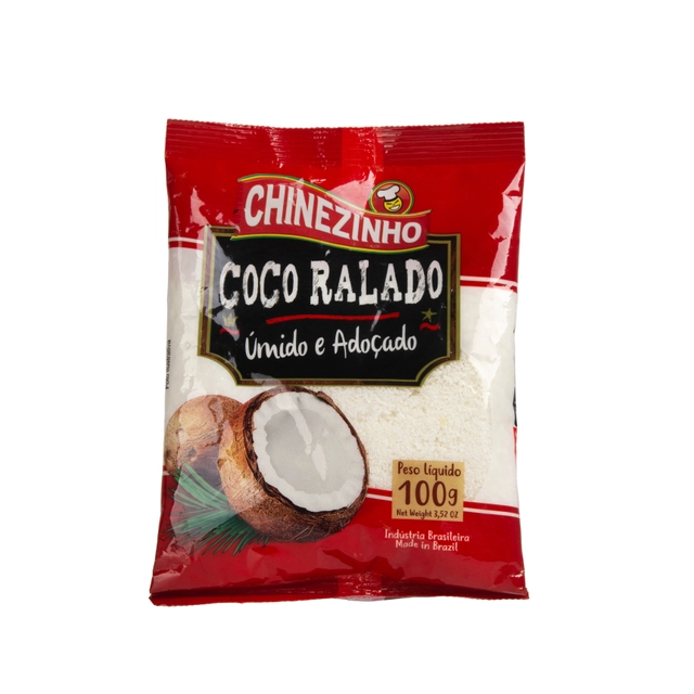 Coco Ralado úmido E Adoçado Chinezinho 100g
