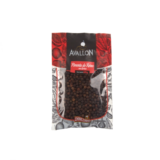 Pimenta Do Reino Preta Em Grão Avallon 60g