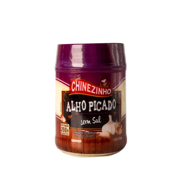 Alho Picado Natural Sem Sal Chinezinho 200g