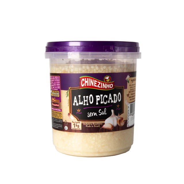 Alho Picado Sem Sal Chinezinho 1kg