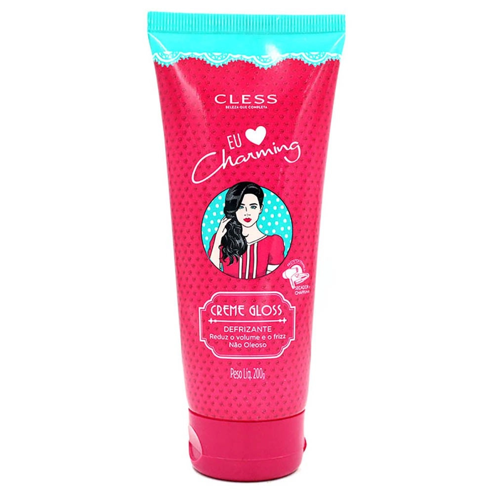 Creme Gloss Defrizante Eu Amo Charming Bisnaga 200g
