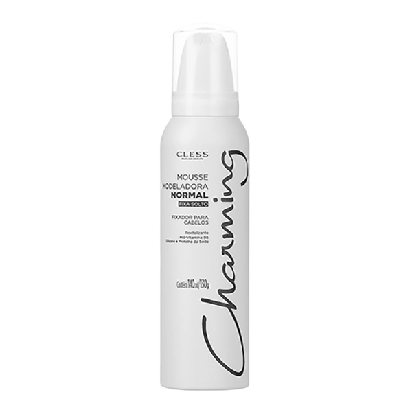 Mousse Modeladora Fixa Solto Charming Frasco 140ml