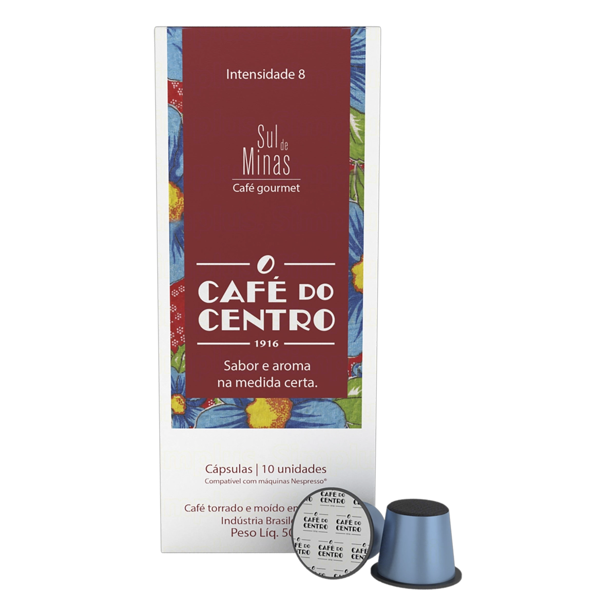 Café Em Cápsula Torrado E Moído Sul De Minas Café Do Centro Gourmet Caixa 50g 10 Unidades
