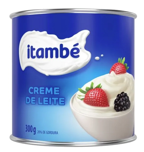 Creme De Leite Esterilizado Homogeneizado Itambé Lata 300g