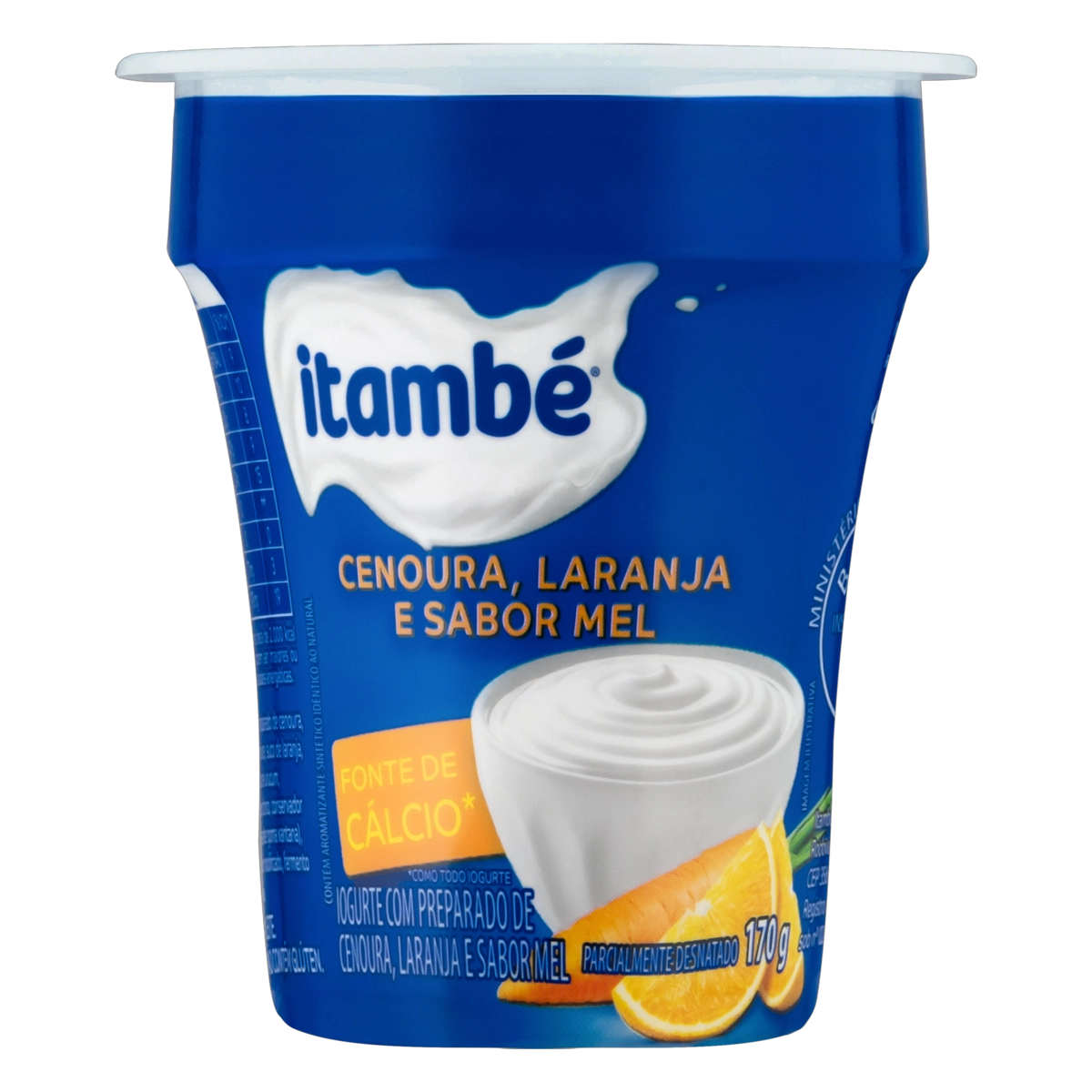 Iogurte Cenoura, Laranja E Mel Itambé Copo 170g