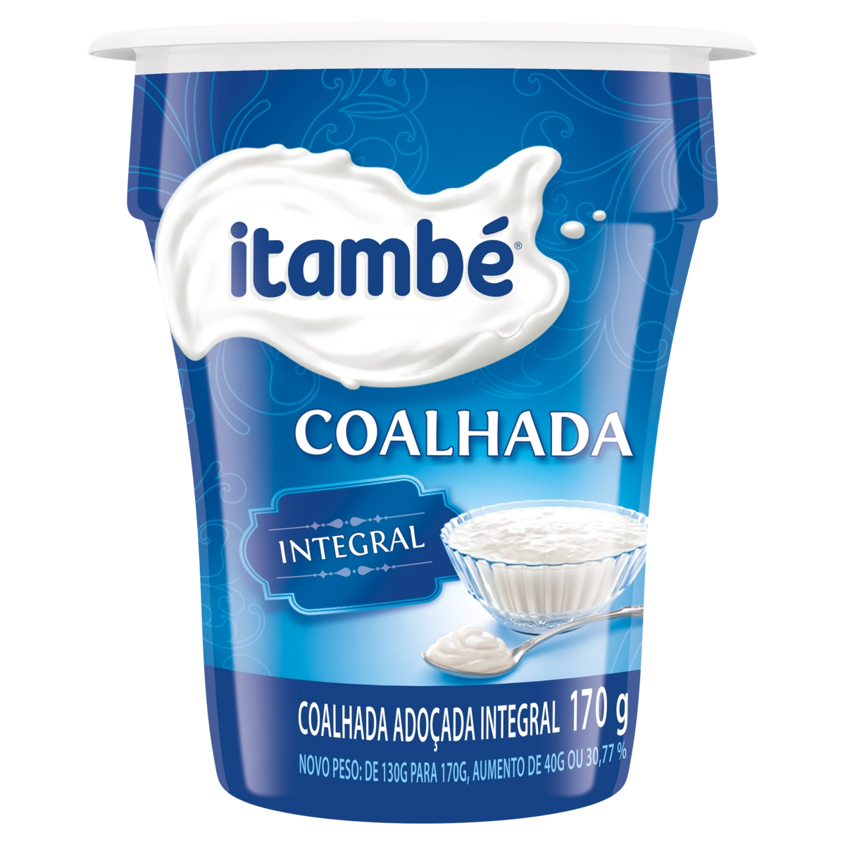 Coalhada Integral Adoçada Itambé Copo 170g