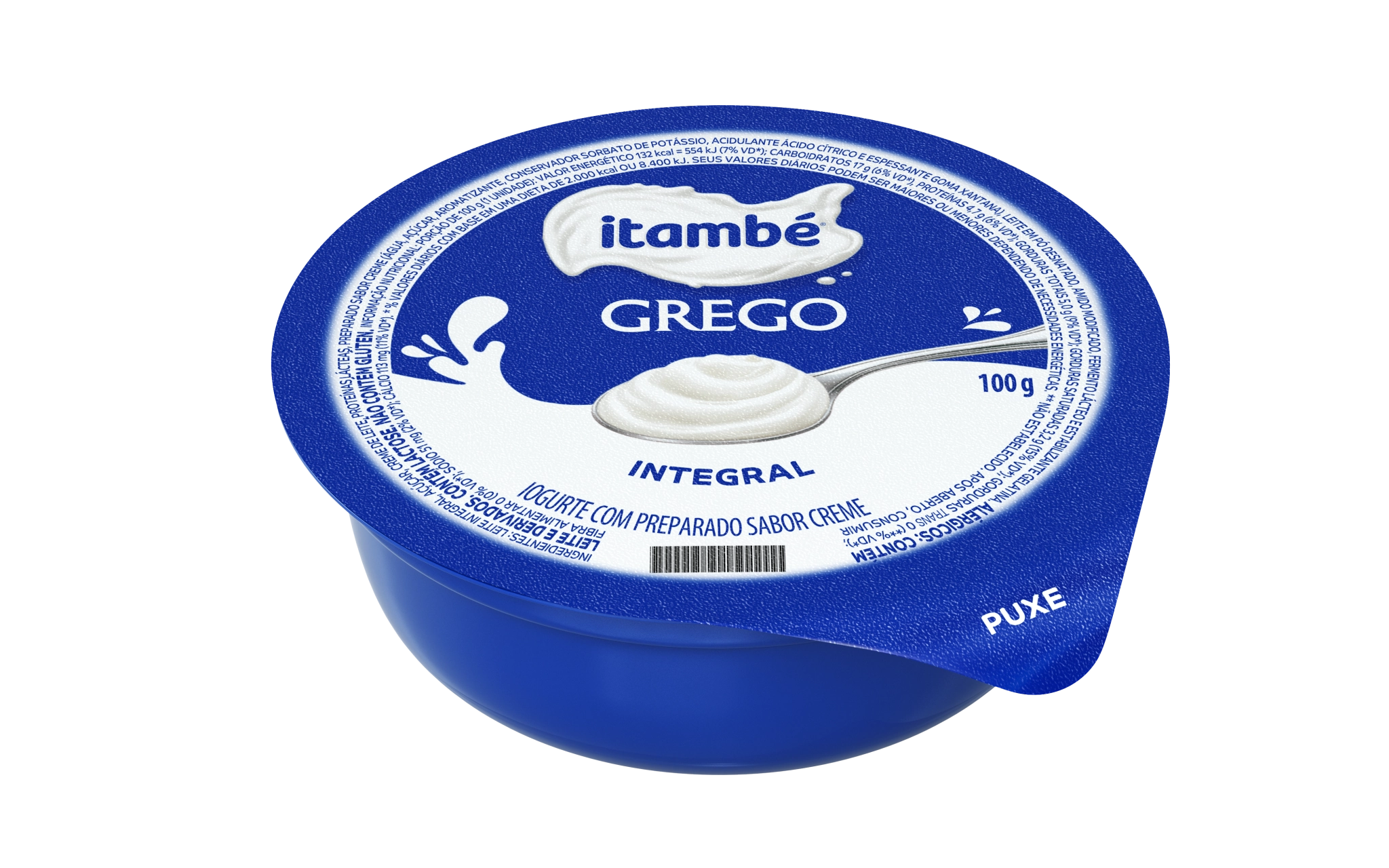 Iogurte Grego Tradicional Itambé Pote 100g