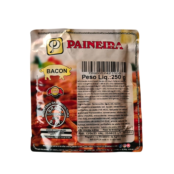 Bacon Paineira 250g Tablete
