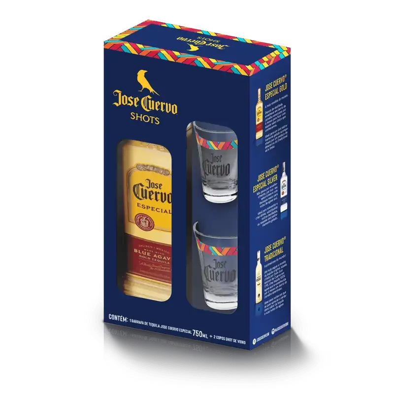 Tequila Kit Silver Taca Jose Cuervo