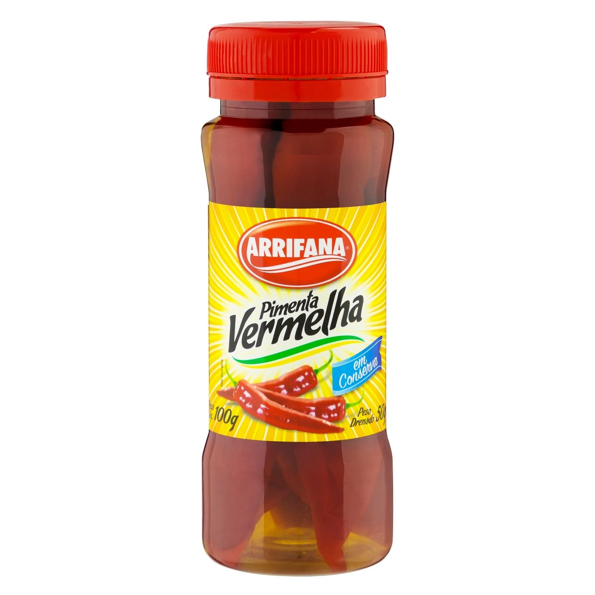 Pimenta Vermelha Em Conserva Arrifana Frasco 50g