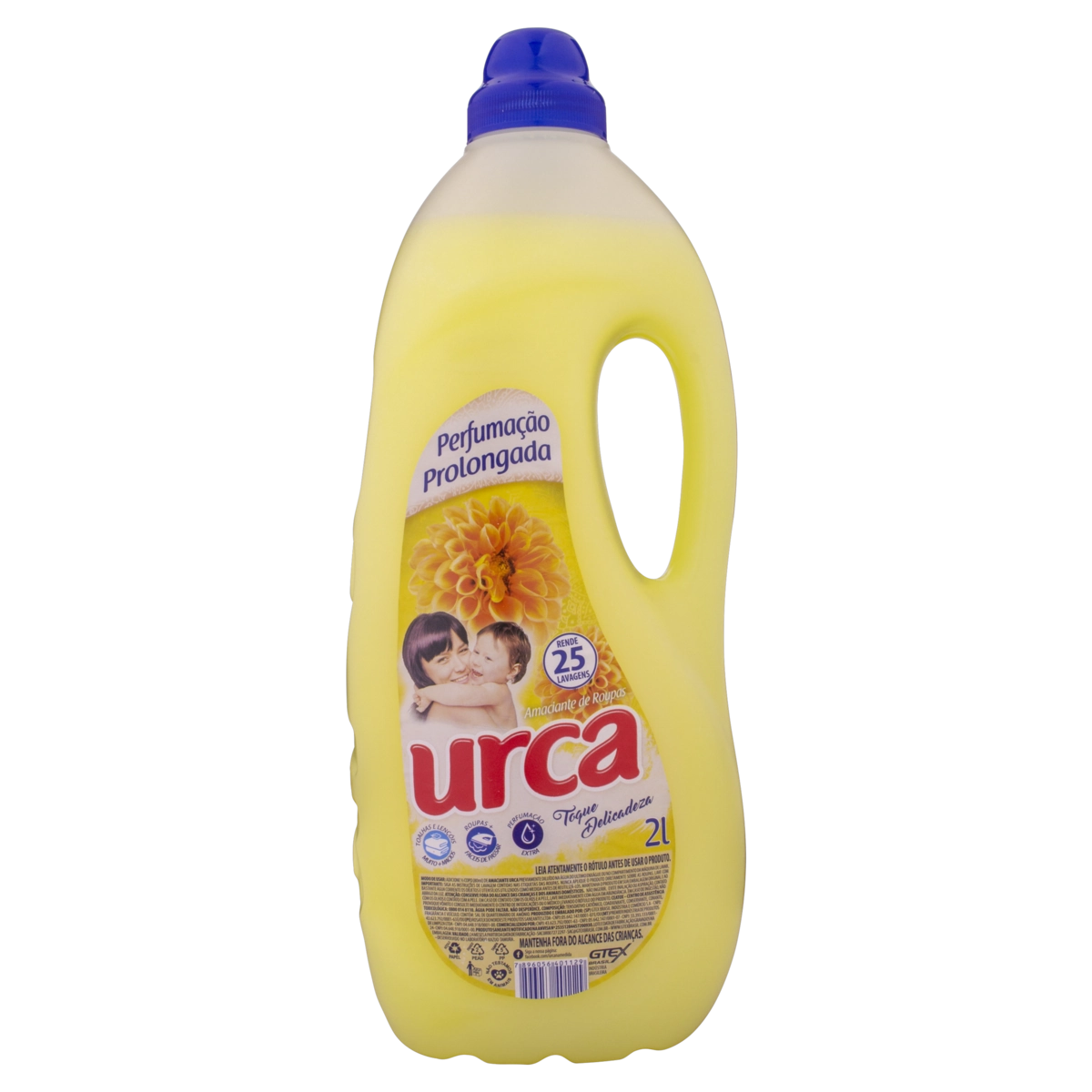 Amaciante De Roupa Diluído Toque Delicadeza Urca Frasco 2l