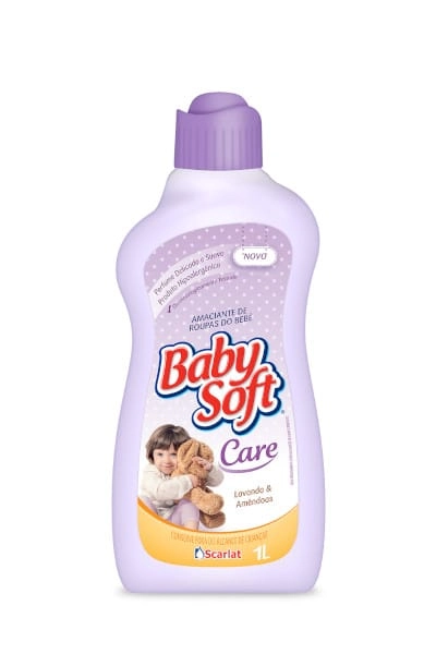 Amaciante De Roupa Diluído Amêndoas Doces Ylang Ylang Ruth Care Baby Frasco 1l