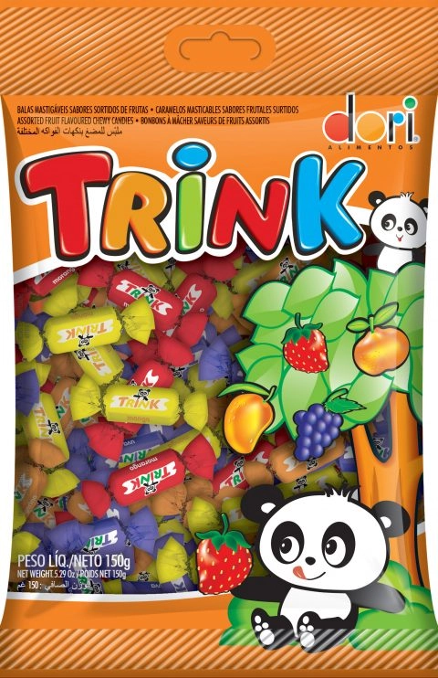 Bala Frutas Dori Trink Pacote 100g