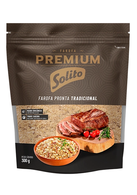 Farofa Tradicional Solito Premium Pouch 300g