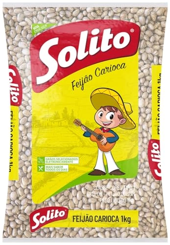 Feijão Carioca Tipo 1 Solito Pacote 1kg