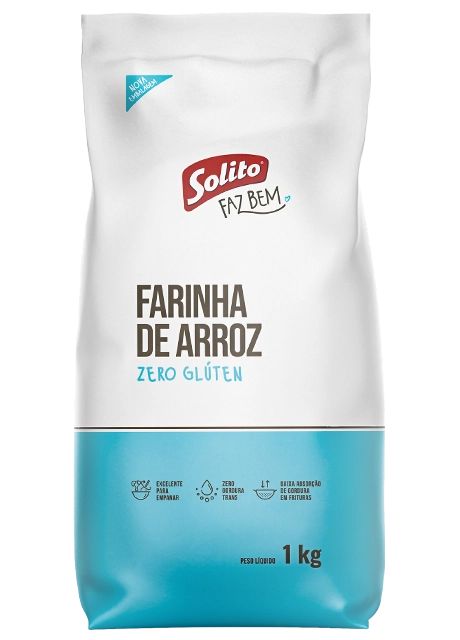 Farinha De Arroz Solito Pacote 1kg