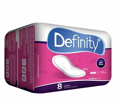Absorvente S/abas Definity 1a1 C/8