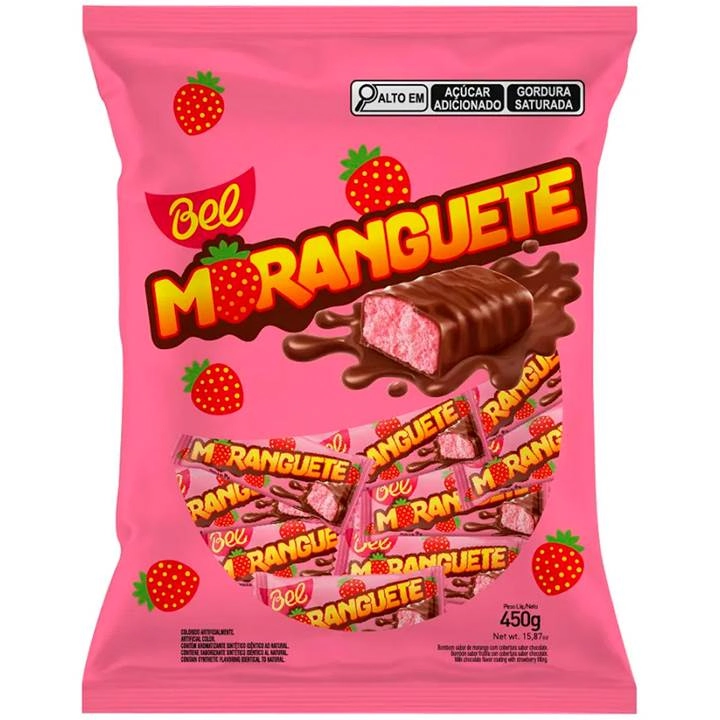 Bombons Moranguete Bel 450gr