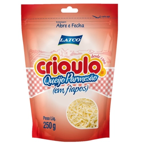 Qj Parmesao Criolo Fiapo 250g