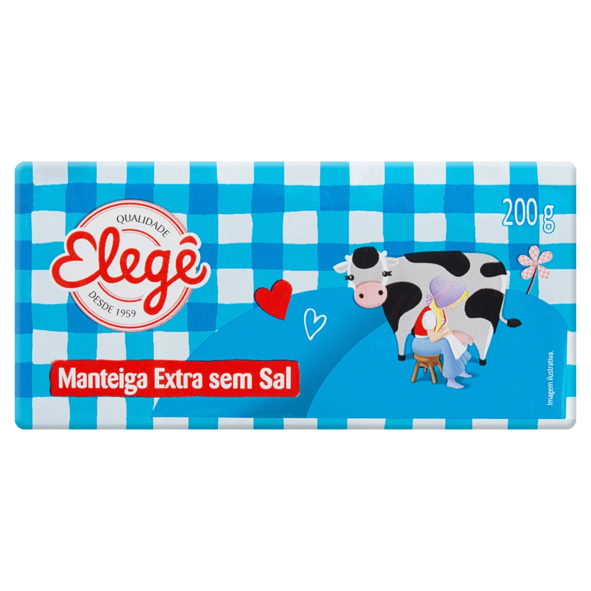 Manteiga Extra Sem Sal Elegê 200g