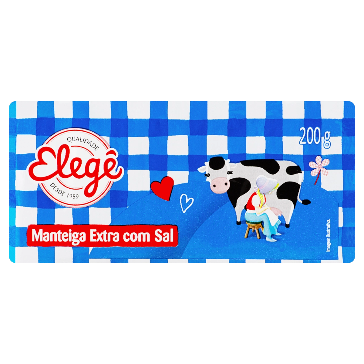 Manteiga Extra Com Sal Elegê 200g
