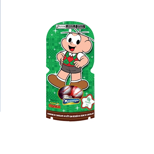 Bombom Chocolate Ao Leite Com Recheio De Brigadeiro Montevérgine Caixa 55g 5 Unidades