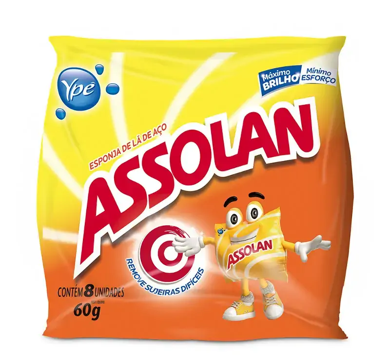 Esponja De Aço Assolan Original 8unidade