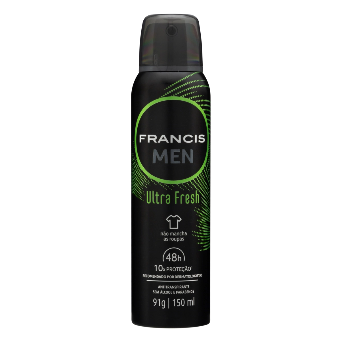 Antitranspirante Aerossol Fresh Francis Men 150ml Spray