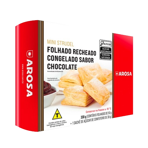 Folhado Rech.choc.arosa Cong.330gr