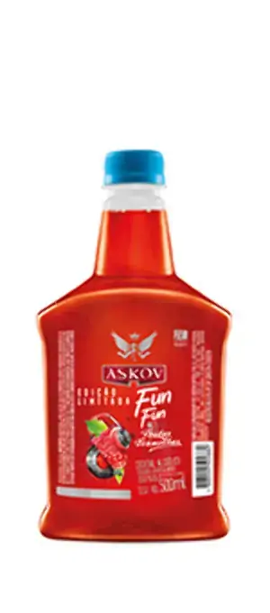 Vodka Askov 500ml Fun Fun Frutas Vermelhas