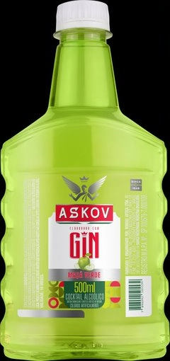 Coquetel Gin Askov 500ml Maca Verde