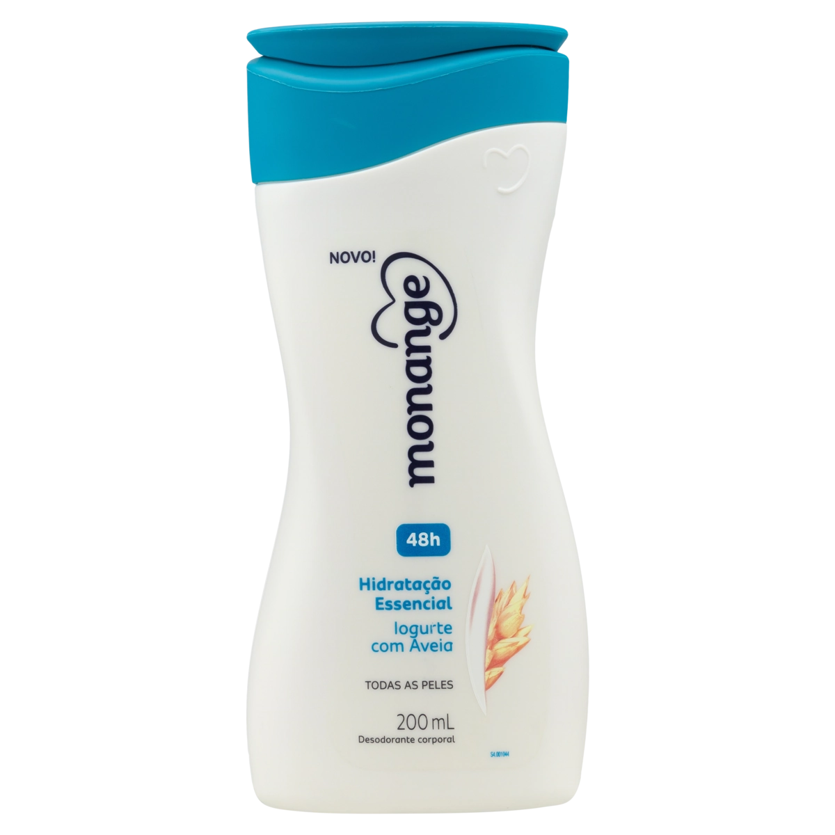 Desodorante Corporal Iogurte Com Aveia Monange Hidratação Essencial Frasco 200ml